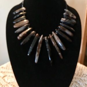 Handmade stone necklace